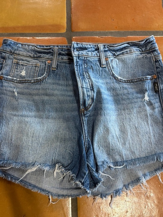 Silver Jeans Pants - Silver Jeans Light Blue Distressed Cutoff Shorts
